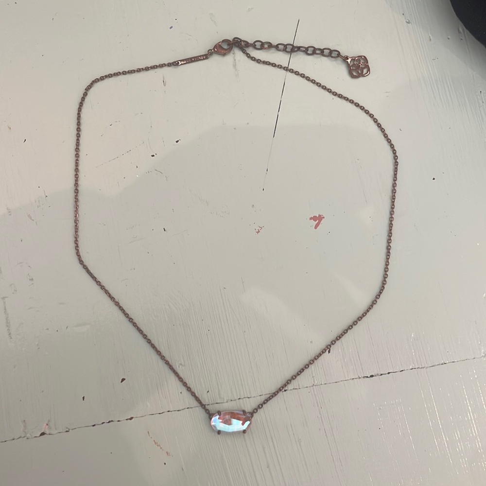 Kendra Scott necklace a little rusty